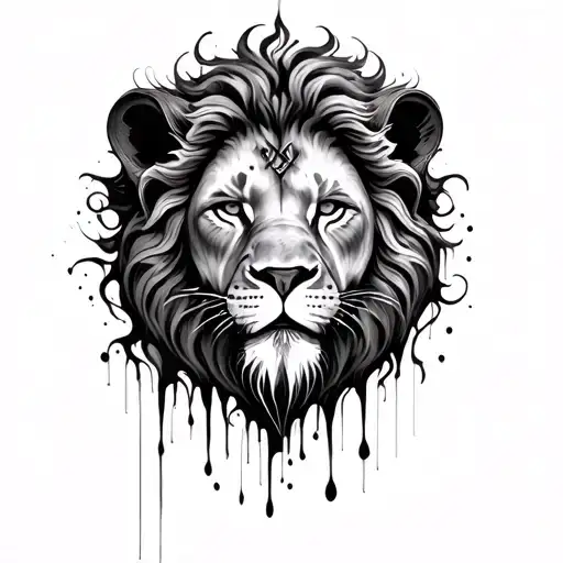 Loin Face And Clock Melting