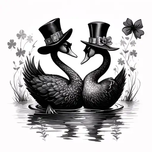 Black Swan & Leprechaun