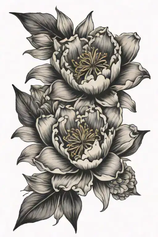 Chrysentremum Peony Lily Daffodil Flowers