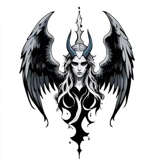 Angel Devil Element Symbol