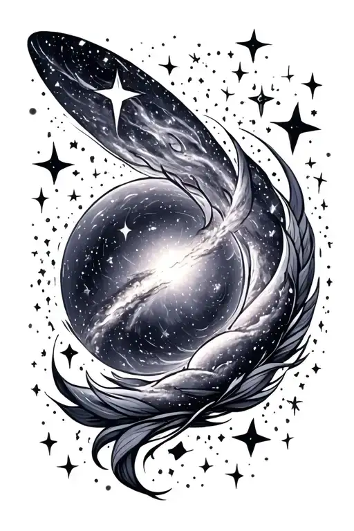 Galaxy Filled With Stars