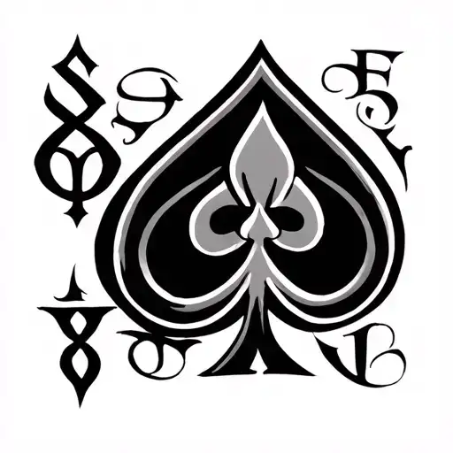 Incorporate Beta Spade Symbol And Sissy Symbol In A Bdsm-inspired Tattoo Design