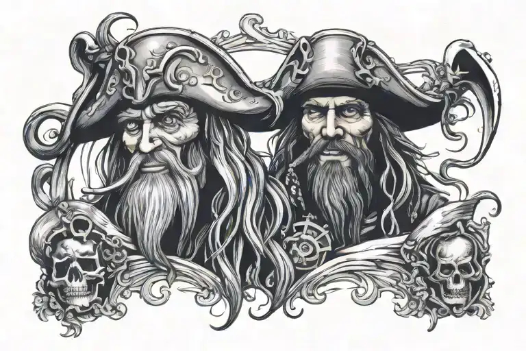 Davy Jones And A Pirate
