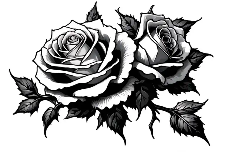 Roses Thorn Black Scar Cover