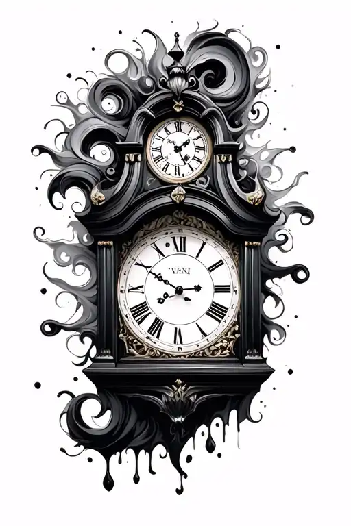 Grandfather Clock Melting