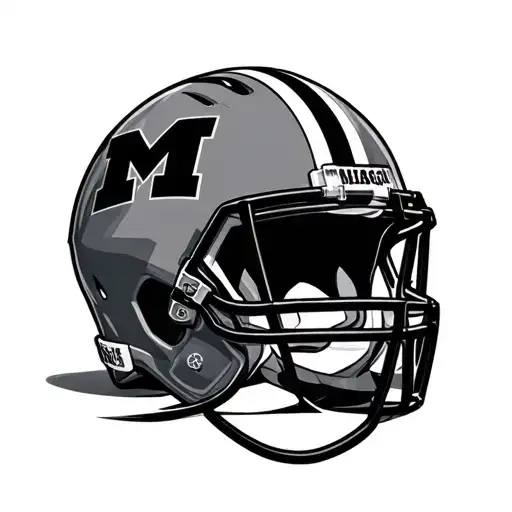 Michigan Football Helmet