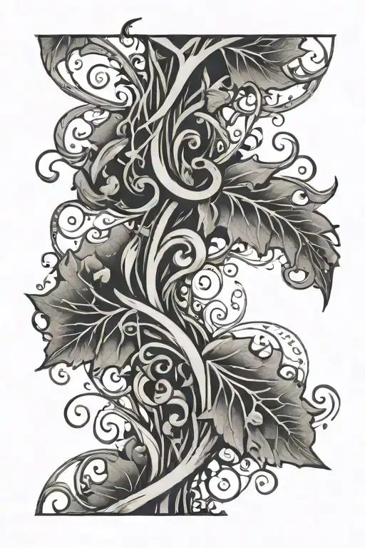 Letters Vine Wrapped