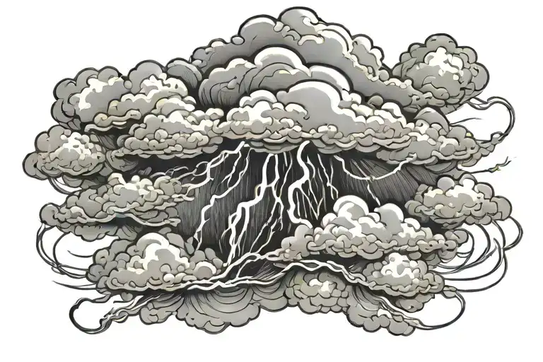 Cloud With Lightning