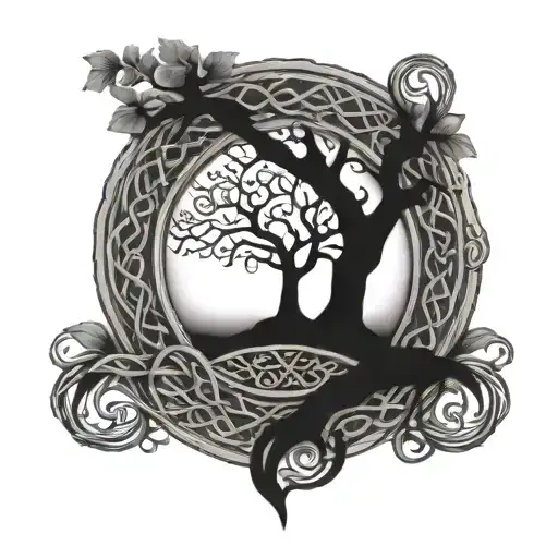 Needle And Thread Celtic Tree Of Life