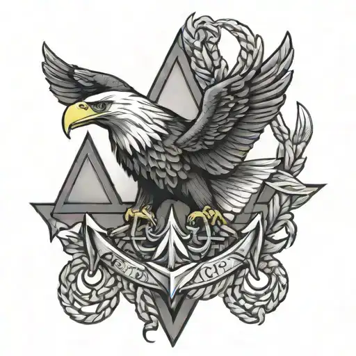 Eagle And Anchor Triangle