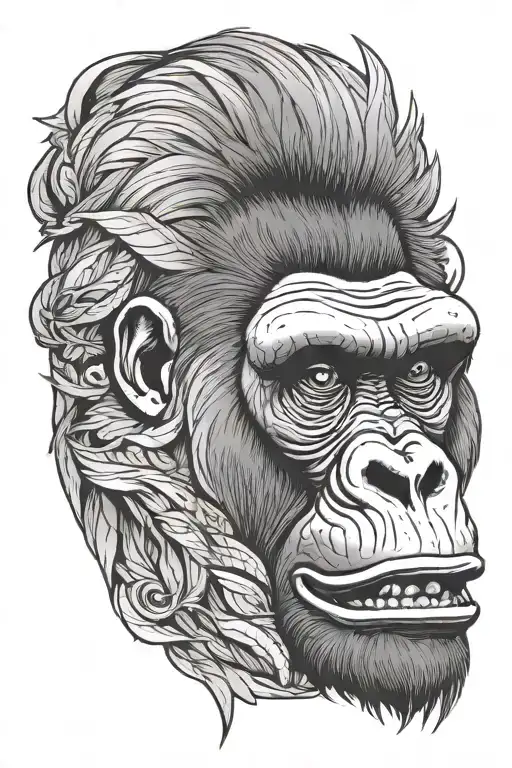 Gorilla Head