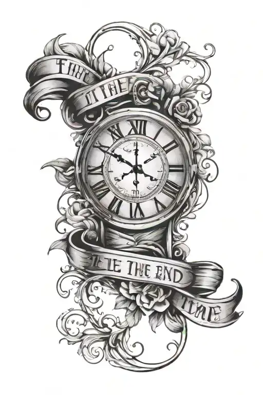 Till The End Of Time Lettering