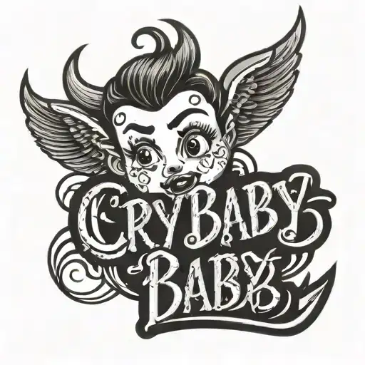 Cry Baby Lettering