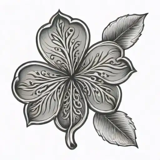 Clover Leaf With Thai Number 99