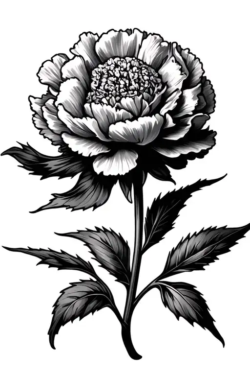 Carnation And Revolution Symbol Combined