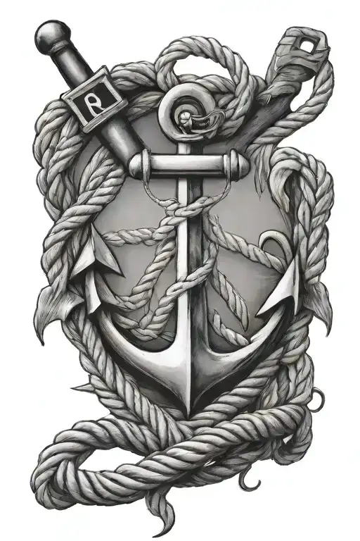 Anchor And Rope