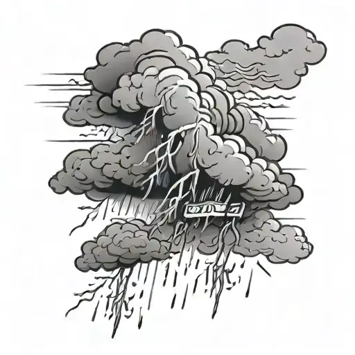 Rain With Thunder Cloud