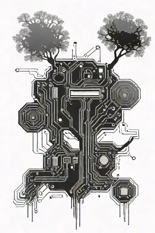 Computer Circuit Board Definition On Tree