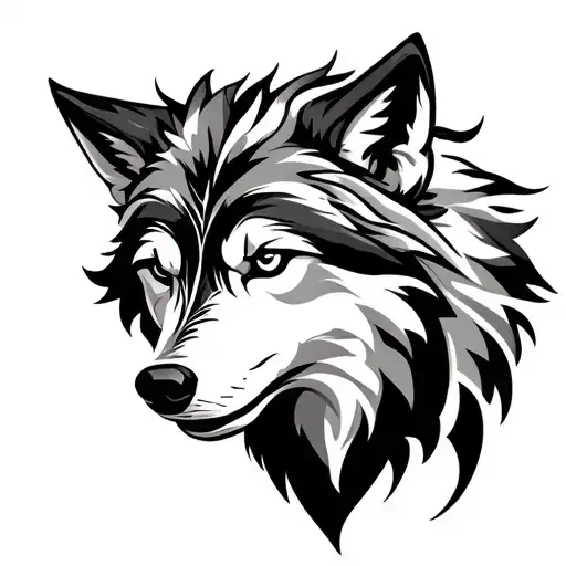 Tribal Wolf