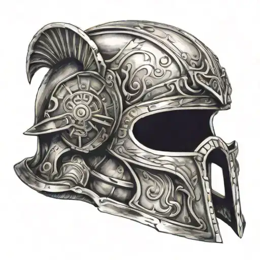 Broken Gladiator Helmet