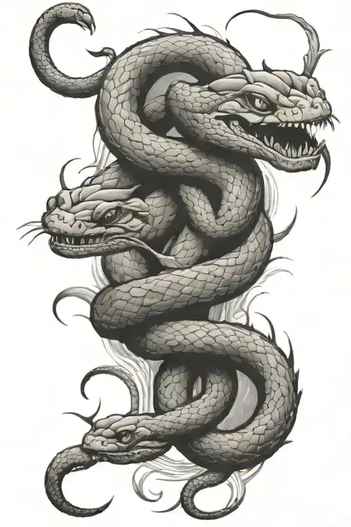 Snake And A Scorpion