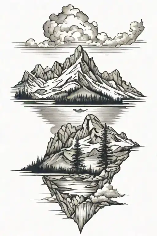 Rocky Mountains Lakes Nature