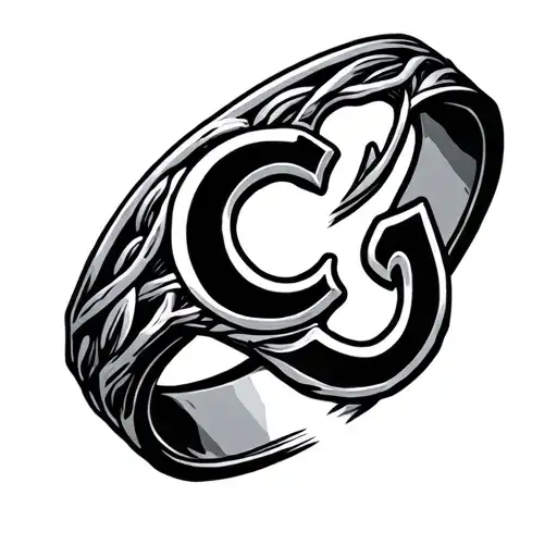 Ring With C Initial Hidden Within