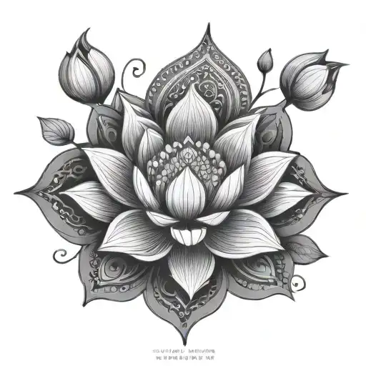 Mandala Lotus Flower Growing