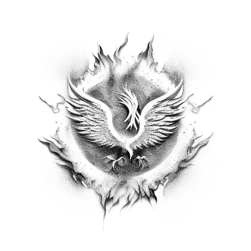 Phoenix Rising From A Vinyl Record