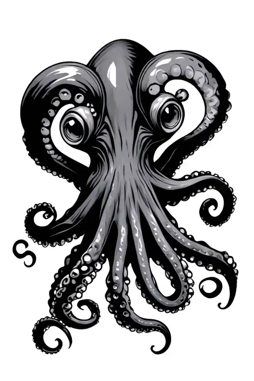 Octopus Straight On View