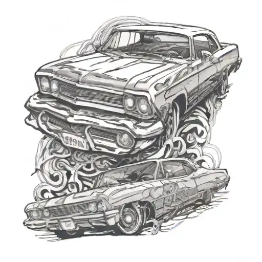 Contour Greywash Gentle Shadows Car Impala Chevrolet 1967 Supernatural