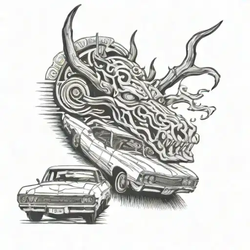 Contour Greywash Gentle Shadows One Car Impala Chevrolet 1967 Supernatural More White