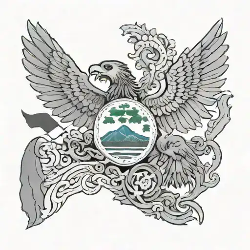 Combine The Mexican Flags Of Sonora And Michoacan