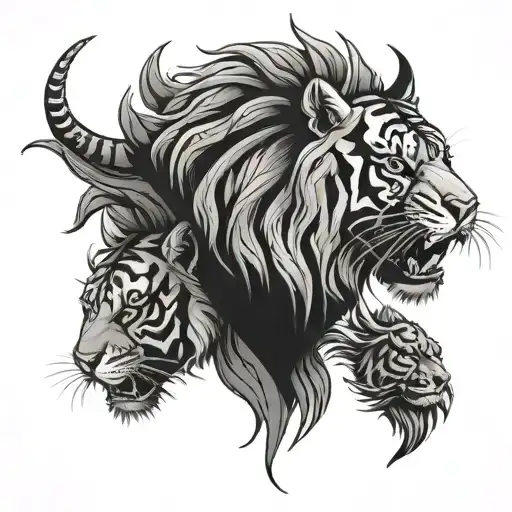 Capricorn And Tiger Emerging
