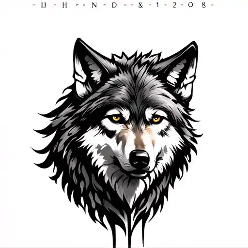 Wolf Warrior And Forest Half Sleeve