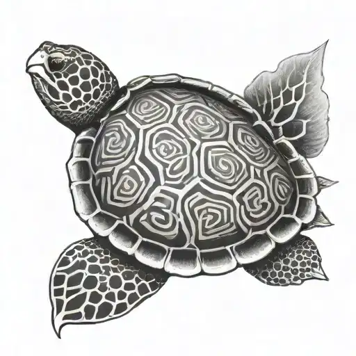 Dara Knot Inside Turtle Shell