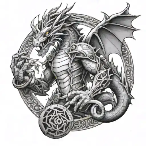 Victorian Atlas Linkin Park Soldier And Yugioh Dragon