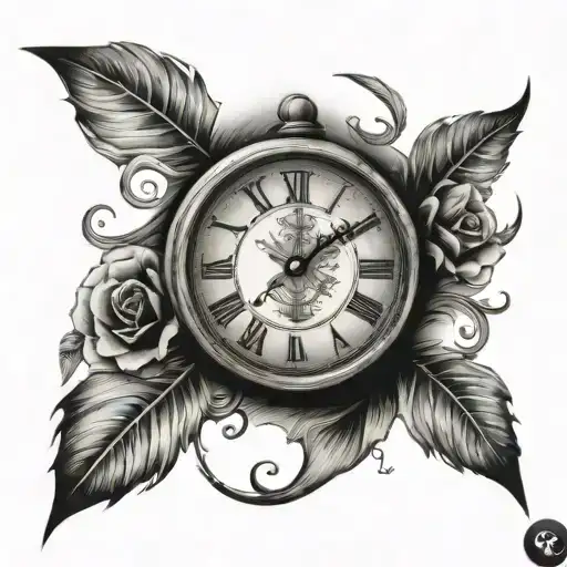 Miscarriage Tattoos With Clock