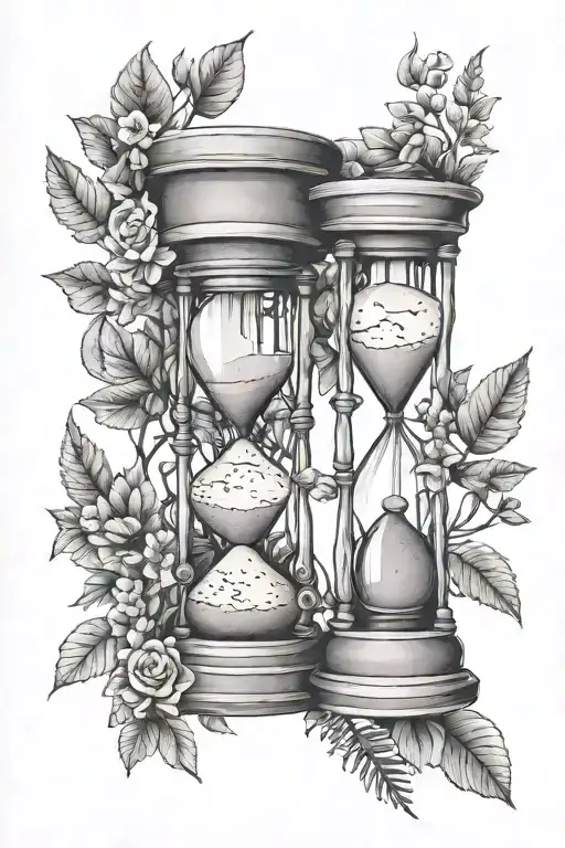 Hourglass And Forest