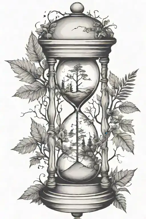 Hourglass And Forest