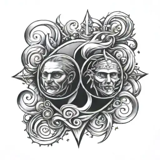 Brotherhood Matching Tattoo Unique