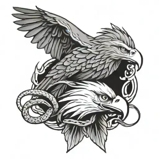 Eagle And Snake