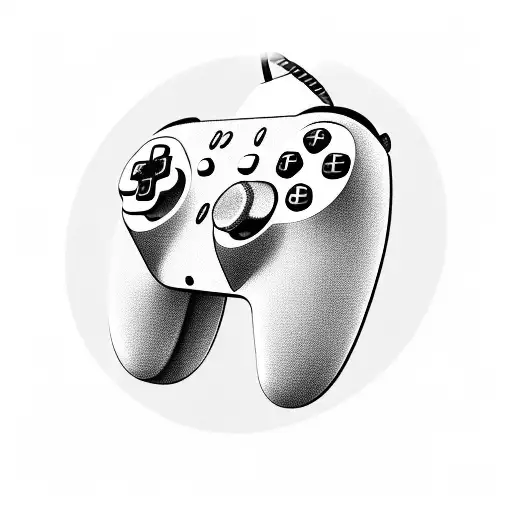 Gaming Controller Transformed Into A Futuristic Christmas Ornament