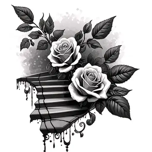 Roses With A Stairway To Heaven