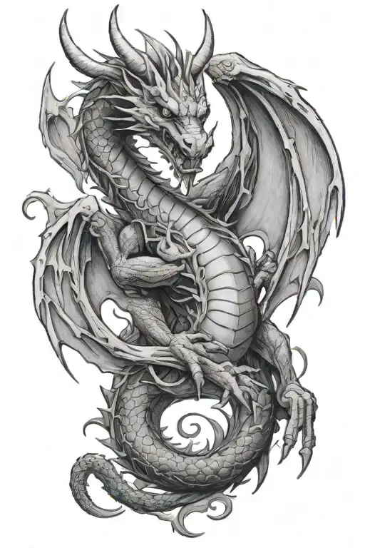 Dragon With Wings