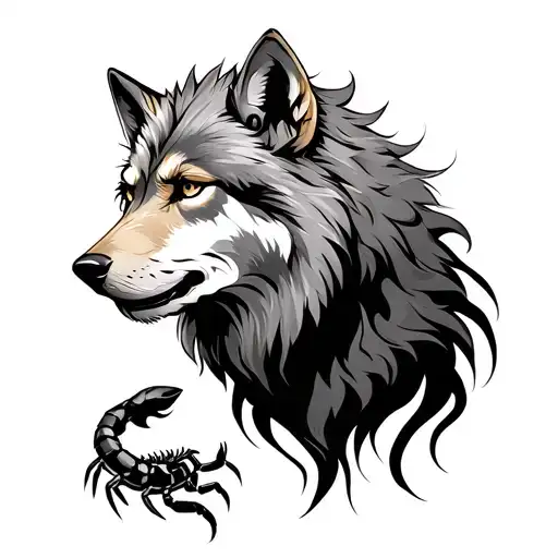 Wolf Lion And Scorpion