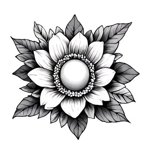 Buddha And Flower Flower