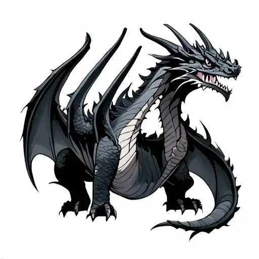 Battletot Scene Against Dragon