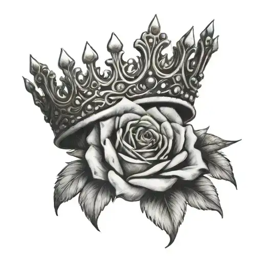 Hand Tattoo Princess Crown Tattoo For Men Having A Daughter