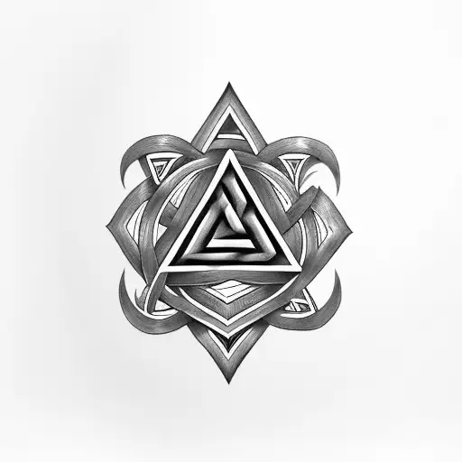 Valknut Symbol Cover Up
